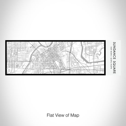 Rendered View of Sundance Square Fort Worth Map on 10oz Stainless Steel Insulated Cup in Classic with Sliding Lid