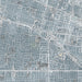 Sunnyvale California Map Print in Afternoon Style Zoomed In Close Up Showing Details