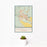 12x18 Susanville California Map Print Portrait Orientation in Woodblock Style With Small Cactus Plant in White Planter