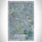 Susanville California Map Print Portrait Orientation in Afternoon Style With Shaded Background