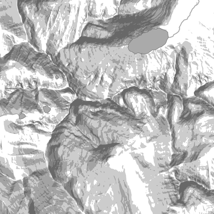 Swan Range Montana Map Print in Classic Style Zoomed In Close Up Showing Details