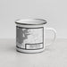 Right View Custom Swansboro North Carolina Map Enamel Mug in Classic