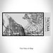 Rendered View of Tacoma Washington Map on 17oz Stainless Steel Insulated Cola Bottle in Stainless