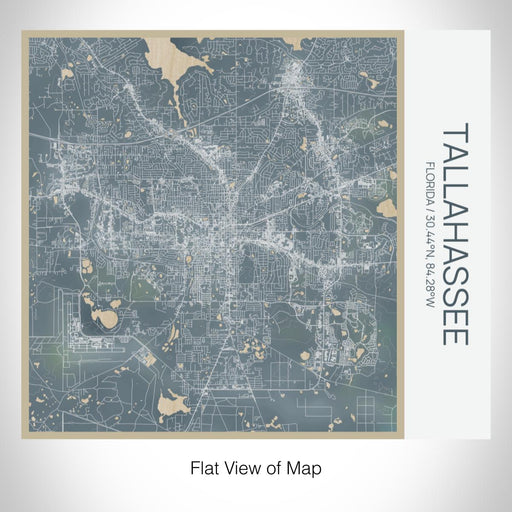 Rendered View of Tallahassee Florida Map on 17oz Stainless Steel Insulated Tumbler in Afternoon Map Style