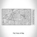 Rendered View of Tanglewood Fort Worth Map Engraving on 17oz Stainless Steel Insulated Cola Bottle