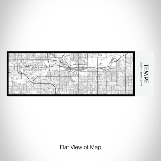 Rendered View of Tempe Arizona Map on 10oz Stainless Steel Insulated Cup in Classic with Sliding Lid