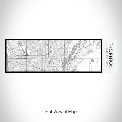 Rendered View of Thornton Colorado Map on 10oz Stainless Steel Insulated Cup in Classic with Sliding Lid