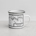 Right View Custom Tomahawk Wisconsin Map Enamel Mug in Classic