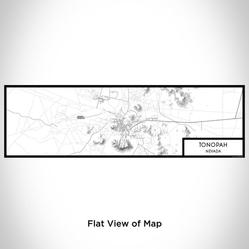 Flat View of Map Custom Tonopah Nevada Map Enamel Mug in Classic