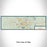 Flat View of Map Custom Tonopah Nevada Map Enamel Mug in Woodblock
