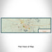 Flat View of Map Custom Tonopah Nevada Map Enamel Mug in Woodblock