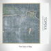 Rendered View of Topeka Kansas Map on 17oz Stainless Steel Insulated Tumbler in Afternoon Map Style