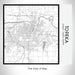Rendered View of Topeka Kansas Map on 17oz Stainless Steel Insulated Tumbler in Classic Map Style