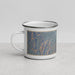 Left View Custom Townsend Montana Map Enamel Mug in Afternoon