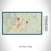 Rendered View of Trinidad Colorado Map on 17oz Stainless Steel Insulated Bottle with printed woodblock style map