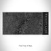 Rendered View of Trinity Lake California Map on 17oz Stainless Steel Insulated Cola Bottle in Black