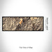 Rendered View of Trinity Lake California Map on 10oz Stainless Steel Insulated Cup in Ember with Sliding Lid