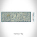 Rendered View of Trinity Lake California Map on 10oz Stainless Steel Insulated Cup in Woodblock with Sliding Lid