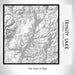 Rendered View of Trinity Lake California Map on 17oz Stainless Steel Insulated Tumbler in Classic Map Style