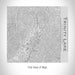 Rendered View of Trinity Lake California Map on 17oz Stainless Steel Insulated Tumbler