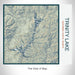 Rendered View of Trinity Lake California Map on 17oz Stainless Steel Insulated Tumbler in Woodblock Map Style
