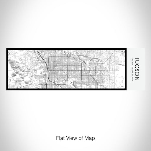 Rendered View of Tucson Arizona Map on 10oz Stainless Steel Insulated Cup in Classic with Sliding Lid