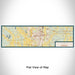 Flat View of Map Custom Tupelo Mississippi Map Enamel Mug in Woodblock