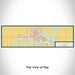 Flat View of Map Custom Ulysses Kansas Map Enamel Mug in Woodblock