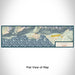 Flat View of Map Custom Valdez Alaska Map Enamel Mug in Woodblock