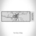 Rendered View of Valentine Nebraska Map on 10oz Stainless Steel Insulated Cup with Sipping Lid