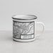 Right View Custom Vancouver British Columbia Map Enamel Mug in Classic