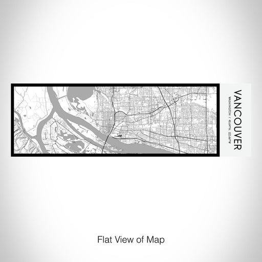 Rendered View of Vancouver Washington Map on 10oz Stainless Steel Insulated Cup in Classic with Sliding Lid