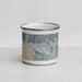 Front View Custom Ventura California Map Enamel Mug in Afternoon