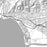 Ventura California Map Print in Classic Style Zoomed In Close Up Showing Details