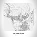 Rendered View of Ventura California Map Engraving on 17oz Stainless Steel Insulated Tumbler in White