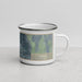 Right View Custom Vernal Utah Map Enamel Mug in Afternoon