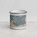 Front View Custom Victoria British Columbia Map Enamel Mug in Afternoon