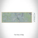 Rendered View of Victorville California Map on 10oz Stainless Steel Insulated Cup in Afternoon with Sliding Lid