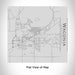 Rendered View of Waconia Minnesota Map Engraving on 17oz Stainless Steel Insulated Tumbler