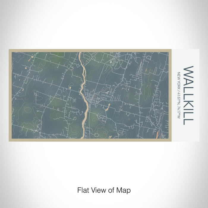 Wallkill Weather Map Wallkill - New York Map Insulated Bottle in Afternoon — JACE Maps