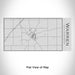 Rendered View of Warren Indiana Map Engraving on 17oz Stainless Steel Insulated Cola Bottle