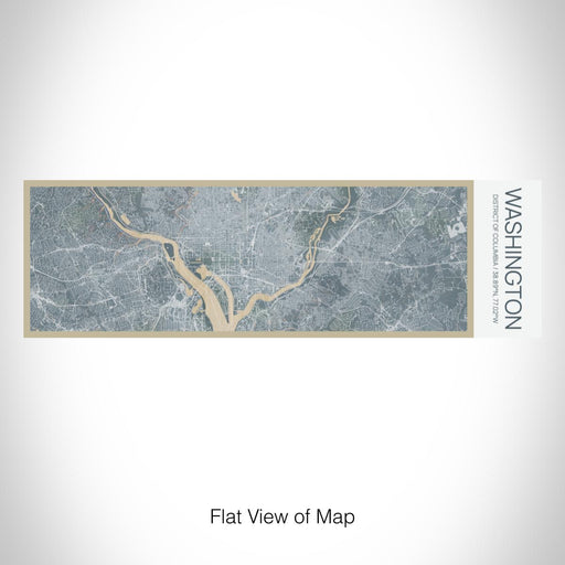 Rendered View of Washington District of Columbia Map on 10oz Stainless Steel Insulated Cup in Afternoon with Sliding Lid