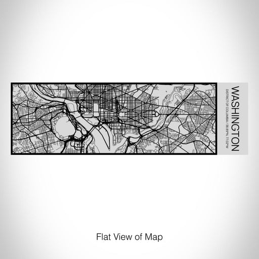 Rendered View of Washington District of Columbia Map on 10oz Stainless Steel Insulated Cup with Sipping Lid