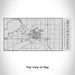 Rendered View of Watertown South Dakota Map Engraving on 17oz Stainless Steel Insulated Cola Bottle