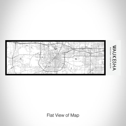 Rendered View of Waukesha Wisconsin Map on 10oz Stainless Steel Insulated Cup in Classic with Sliding Lid