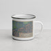 Right View Custom Waverly Ohio Map Enamel Mug in Afternoon