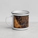 Left View Custom Waverly Ohio Map Enamel Mug in Ember