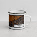 Right View Custom Waverly Ohio Map Enamel Mug in Ember