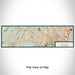 Flat View of Map Custom Wayne New Jersey Map Enamel Mug in Woodblock