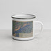 Right View Custom Waynesville North Carolina Map Enamel Mug in Afternoon